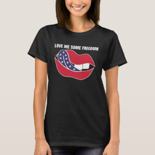 Patriot American Kärlek Me: viss frihet USA Tunga T Shirt