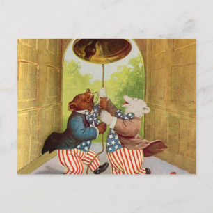 Patriot Bears Ring, Liberty Bell Vykort