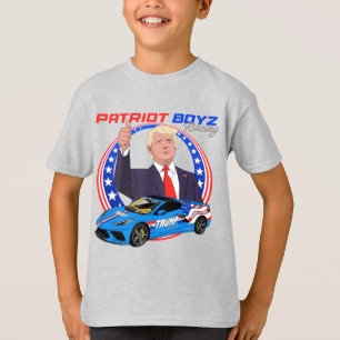 Patriot Boyz Tävla med Trump Corvette children t-s T Shirt