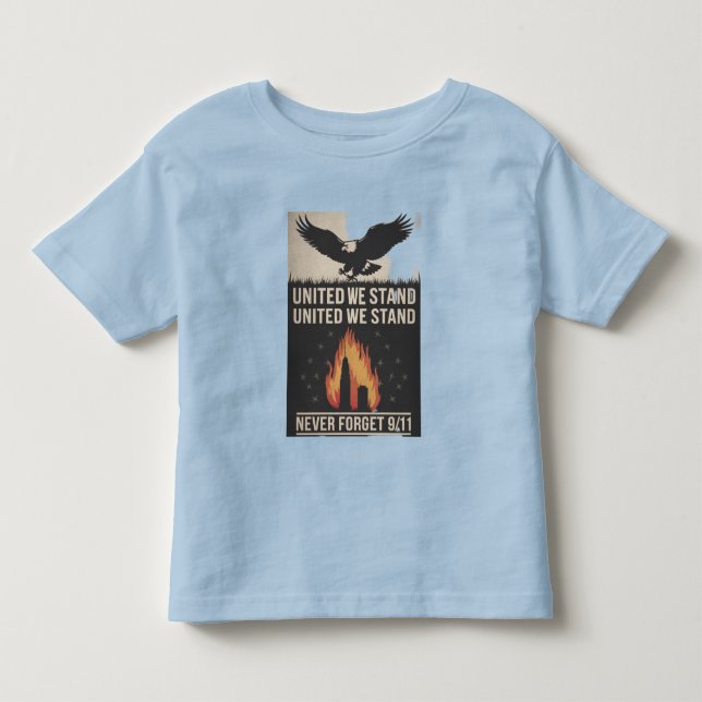 Patriot Day (11:e minnesdagen) T Shirt (Framsida)