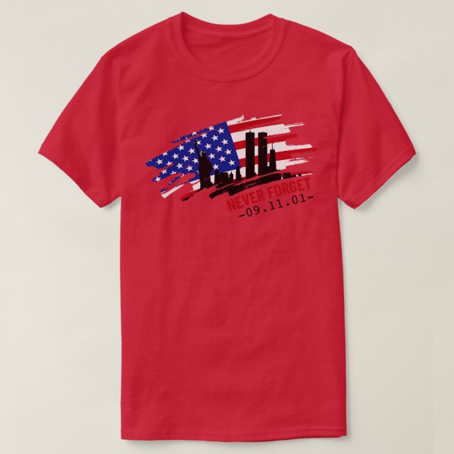 Patriot Day (5) T Shirt (Design framsida)