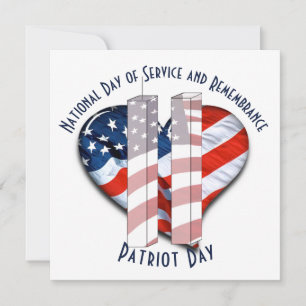 Patriot Day/Day of Remcomed Inbjudningar