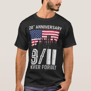 Patriot Day Glöm aldrig 9 11-årsdagen T Shirt