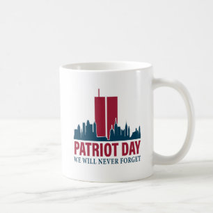 Patriot Day, vi kommer aldrig att glömma Kaffemugg