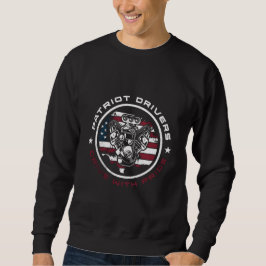Patriot Drivers T-Shirt - Amerikanskt Pride med fe Lång Ärmad Tröja