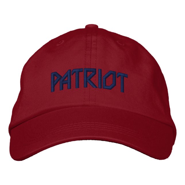PATRIOT Embroierat Hat Broderad Keps (Framsida)
