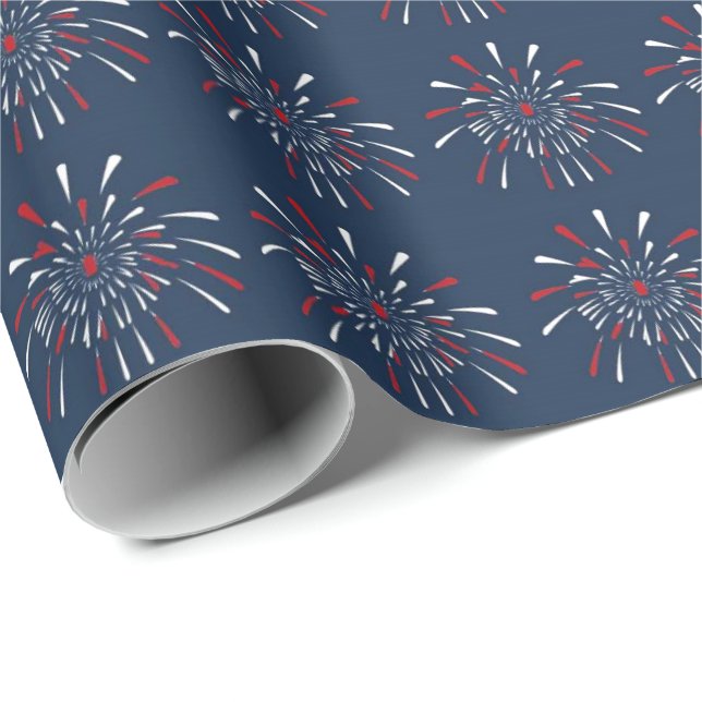 Patriot Fireworks Presentpapper (Rullad Hörn)