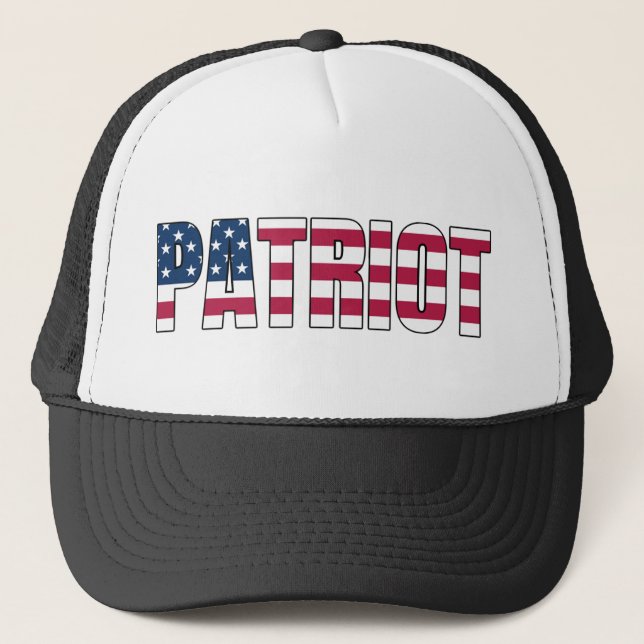 Patriot Flagga Hat Keps (Framsida)