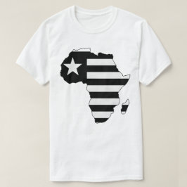 PATRIOT FLAGGA RED BLACK AND WHITE T SHIRT