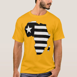 PATRIOT FLAGGA RED BLACK AND WHITE T SHIRT