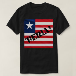PATRIOT FLAGGA RED WHITE AND BLUE T SHIRT