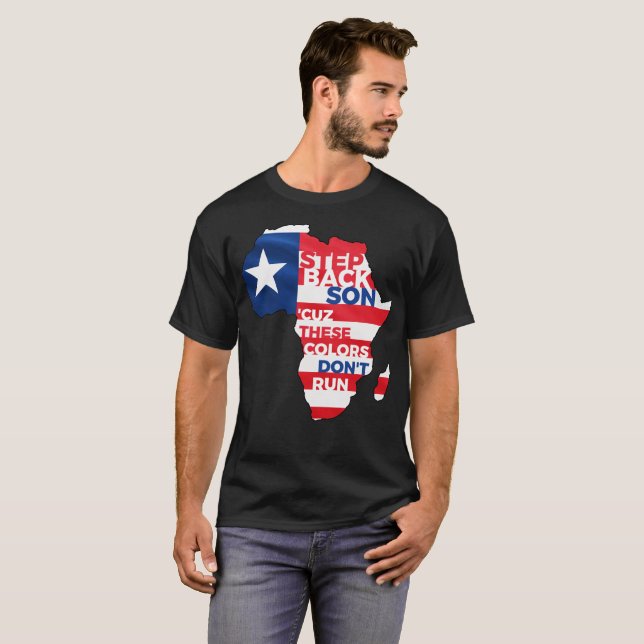 PATRIOT FLAGGA RED WHITE AND BLUE T SHIRT (Hel framsida)