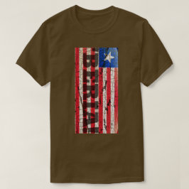 PATRIOT FLAGGA RED WHITE AND BLUE T SHIRT