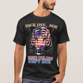 PATRIOT FLAGGA RED WHITE OCH BLUE FÄRG DON INTE SP T SHIRT