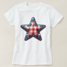 Patriot Gingham Art T Shirt