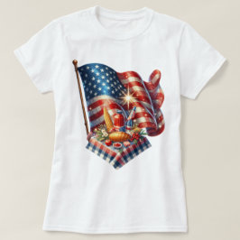Patriot Gingham Art T Shirt