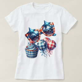 Patriot Gingham Art T Shirt