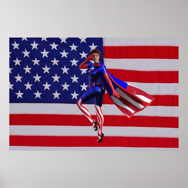 Patriot Girl Poster (Framsidan)