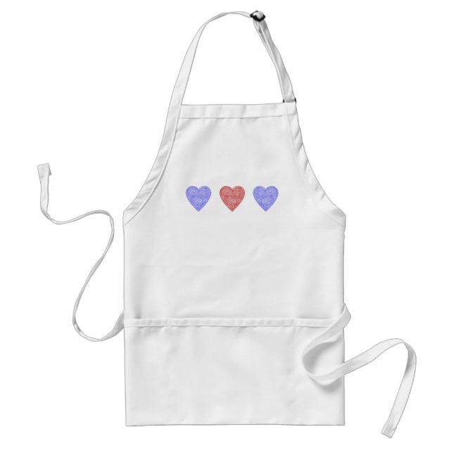 Patriot Hearts Apron Förkläde (Framsidan)