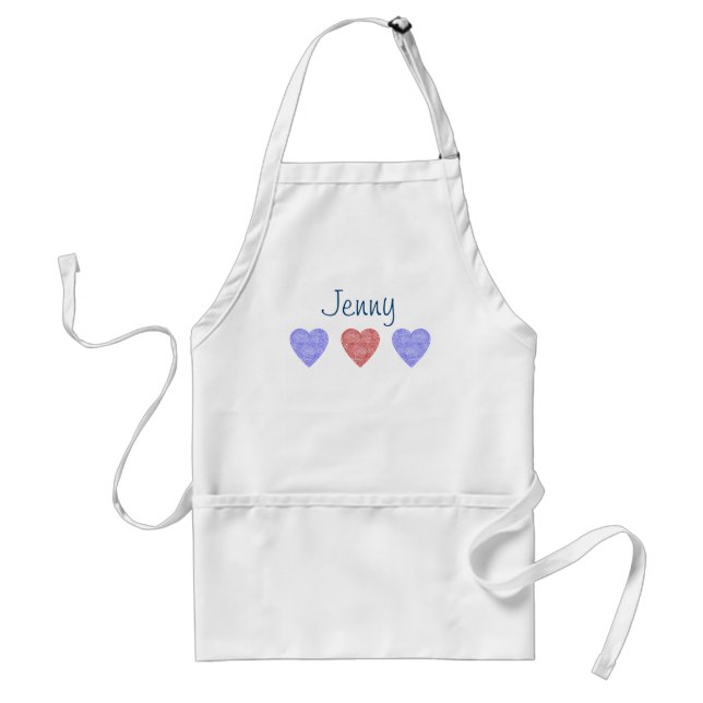 Patriot Hearts Personlig Apron Förkläde (Framsidan)