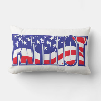 Patriot i USA flagga Lumbarkudde