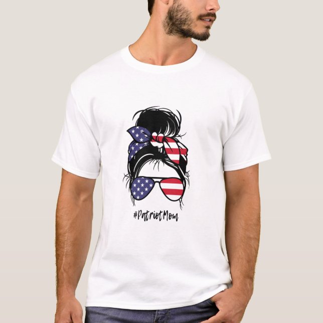 Patriot Mamma T Shirt (Framsida)