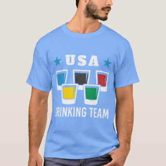 Patriot Olympic Usa Drinkingeam Beer vän T Shirt
