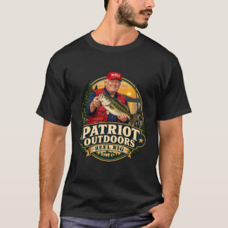 Patriot Outdoors Reel Big Fiske Grafik T Shirt