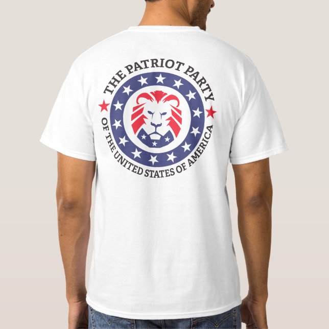 Patriot Party T Shirt (Baksida)