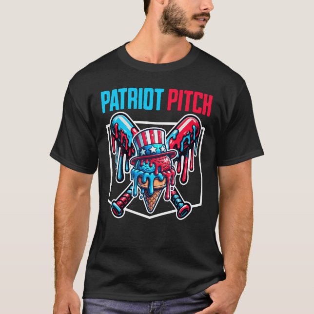 Patriot Pitch T Shirt (Framsida)