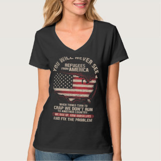 Patriot Refugeons from America Amerika Patrioti T Shirt