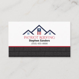 Patriot Roofing Shingles Construction Company Visitkort