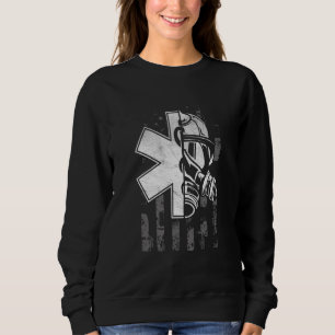Patriot Sjukvårdare Firefighter Proud First Respon T Shirt