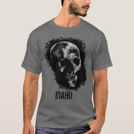 PATRIOT - SKULL AV IDAHO T SHIRT