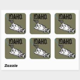 PATRIOT - STRIKING IDAHO - ONE BAD BASS FYRKANTIGT KLISTERMÄRKE