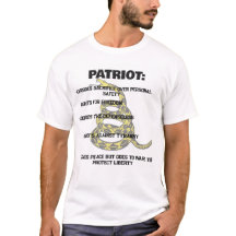 Patriot T-Shirt med Gadsden-orm