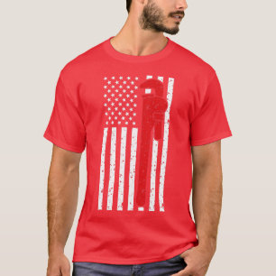 Patriot Thin Line Plumber T Shirt