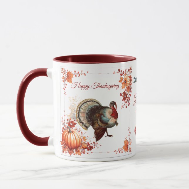 Patriot Turkey Thanksgiving Mugg (Vänster)