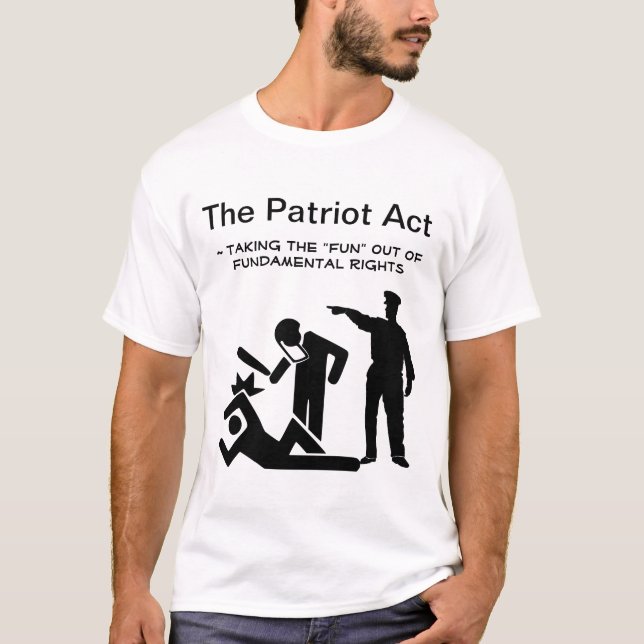 Patrioten agerar T-tröja T Shirt (Framsida)