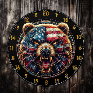 Patriotens Boldest Bear Game Board Darttavla
