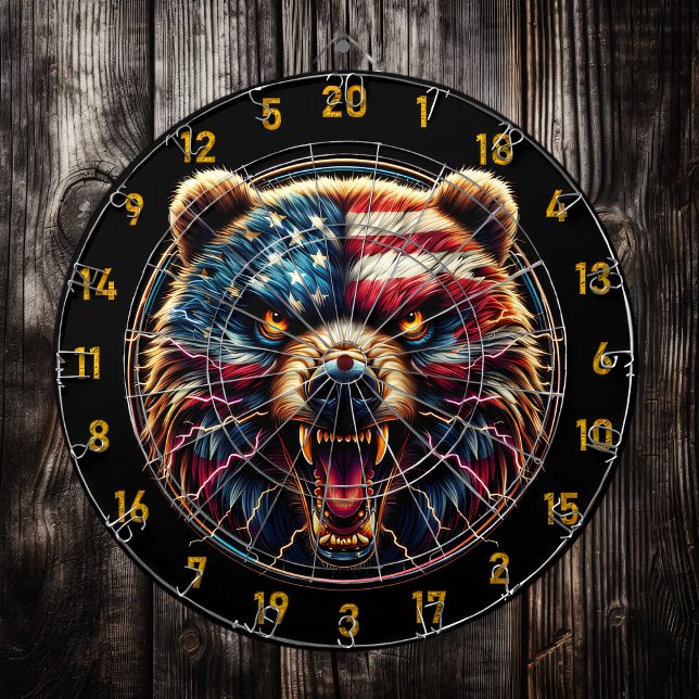 Patriotens Boldest Bear Game Board Darttavla (Skapare uppladdad)