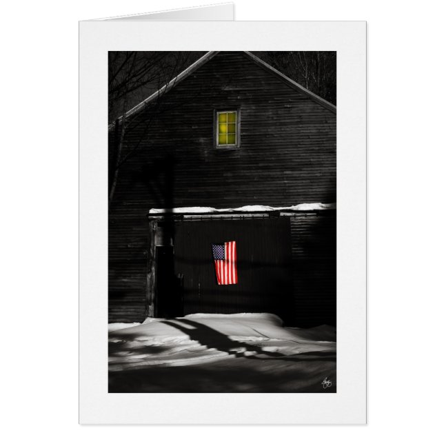 Patriotens hemligheter hälsningskort (Framsidan)