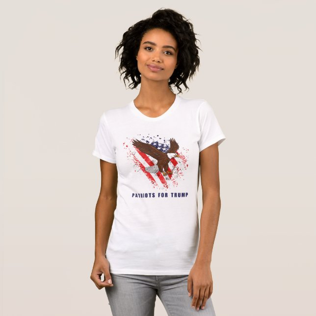Patrioter for Trump T Shirt (Hel framsida)