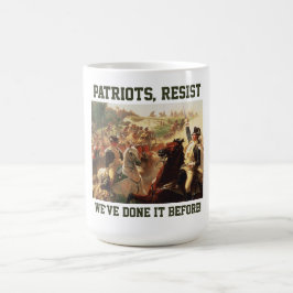 Patrioter fortsätter att angripa demokratin kaffemugg