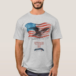 Patrioter ihågkomna grå t shirt