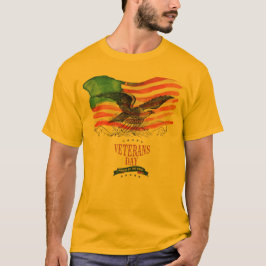 Patrioter ihågkomna guld t shirt