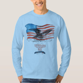 Patrioter ihågkomna ljusblå t shirt