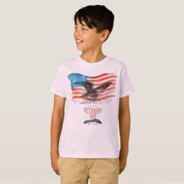 Patrioter ihågkomna ljusrosa t shirt