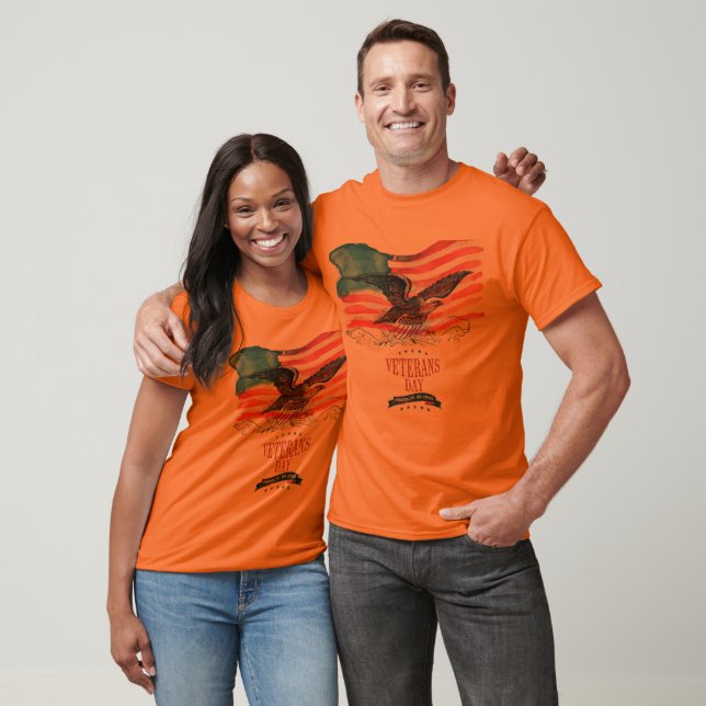 Patrioter ihågkomna orange t shirt (Unisex)