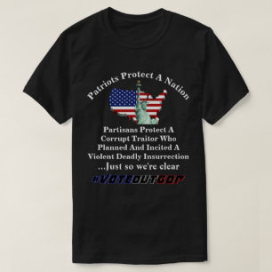 Patrioter skyddar en Nation Partisans... T Shirt